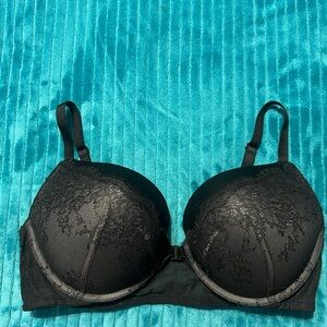 Victoria's Secret front closure Black Lace Bra